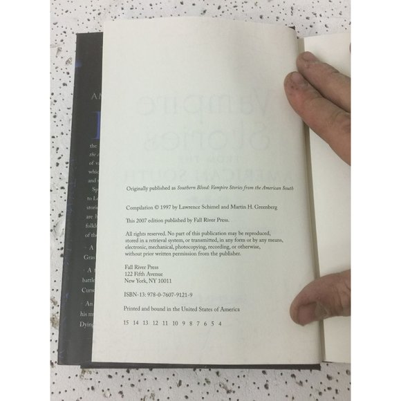 Vampire Stories from the American South By: Lawrence Schindler & Martin H. Green - Picture 6 of 9